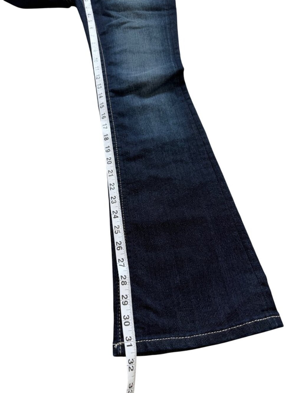 Miss Me Womens Size 27 Bootcut Jeans Dark Wash Buckle JE5454B4R Studded Pocket - Picture 7 of 10